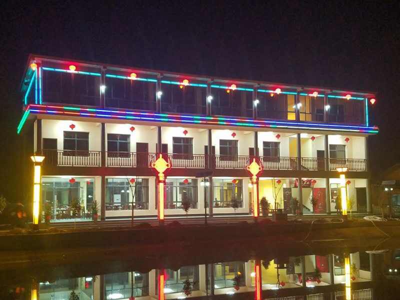 湖南常德酒店景觀燈亮化工程
