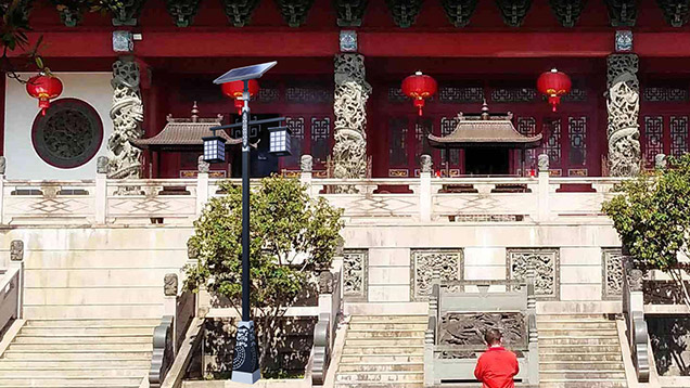 湖南常寧市大義山至圣寺LED景觀燈工程案例