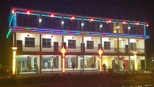 湖南常德酒店景觀燈亮化工程