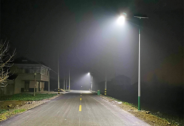 農(nóng)村太陽能led路燈