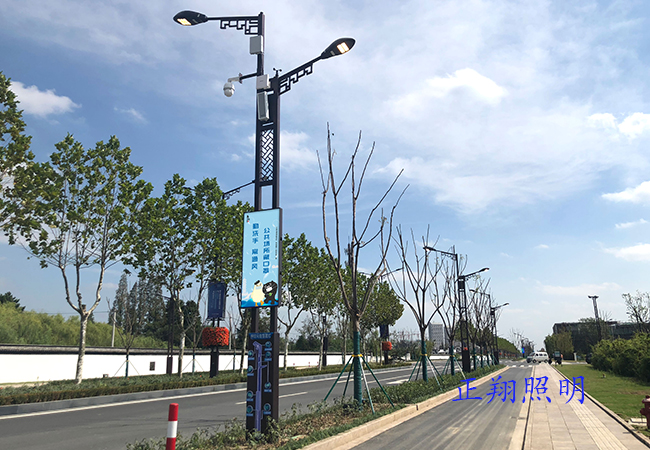 城市主道路智慧路燈