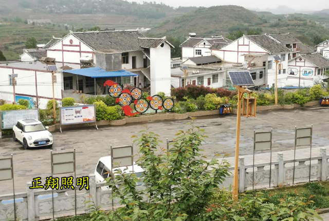 太陽能仿古路燈