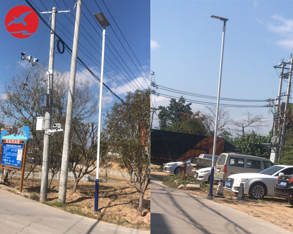 福建省廈門市同安區(qū)一體化路燈工程案例