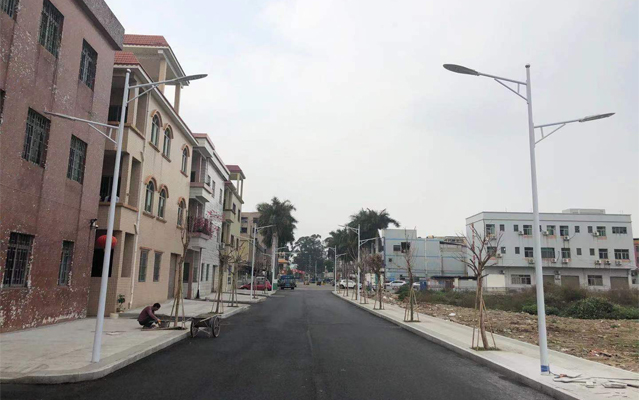 廣東省東莞市高低臂路燈工程案例