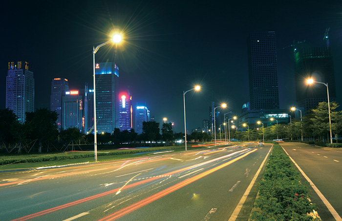 葛洲壩路燈工程建設(shè)