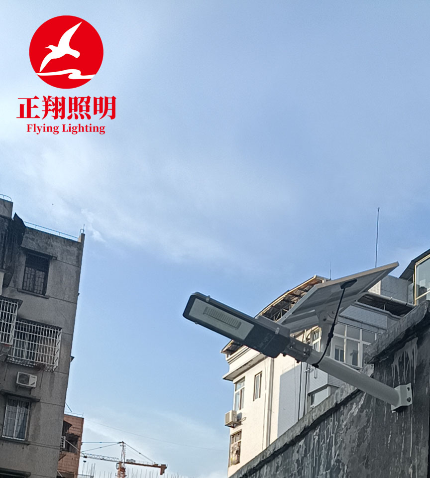 太陽(yáng)能掛壁燈工程案例