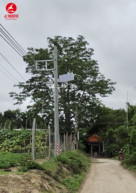 太陽(yáng)能壁燈工程案例