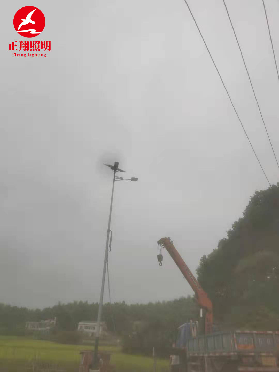 湖南湘鄉(xiāng)太陽能路燈工程案例