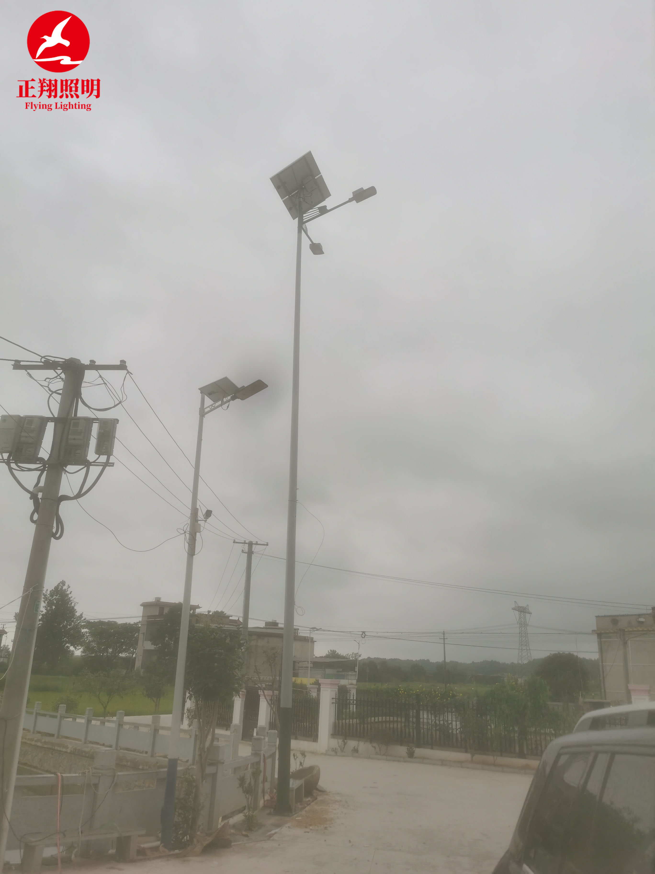 湖南湘鄉(xiāng)太陽能路燈工程案例