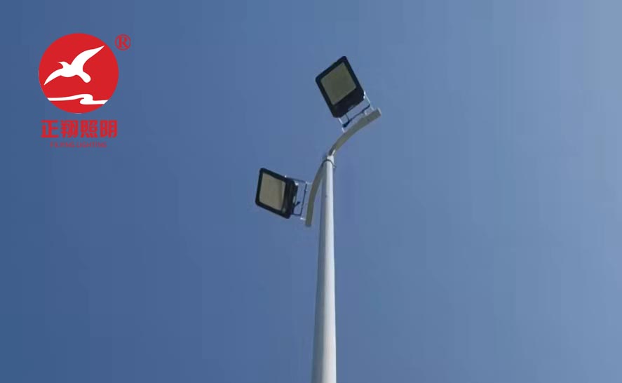 海南機(jī)電學(xué)校12米球場(chǎng)路燈案例