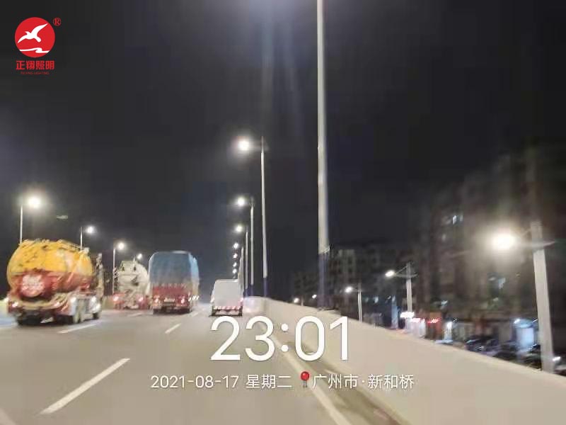 廣州市龍虎橋市電路燈桿案例