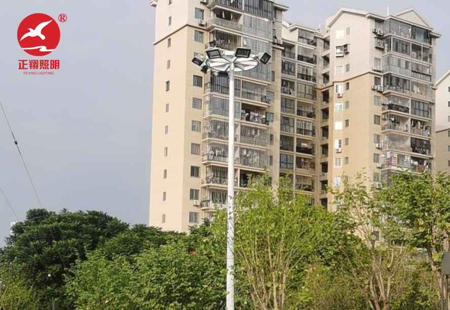 福建廣場(chǎng)高桿路燈案例分享
