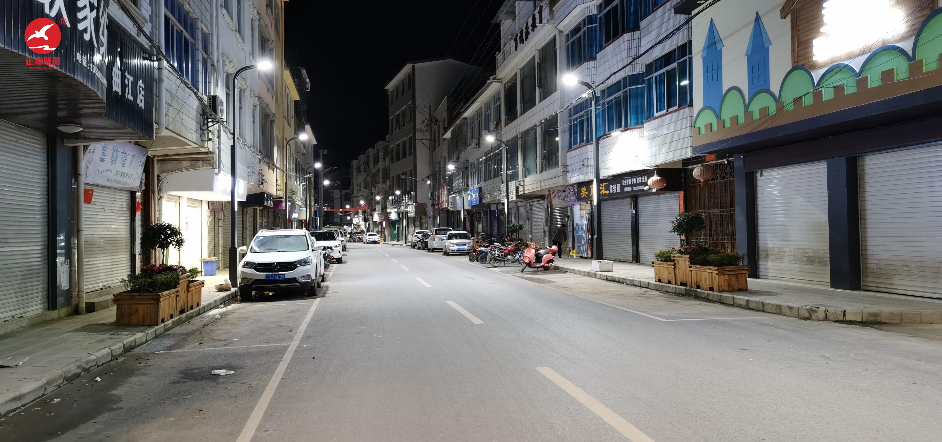 昆明建水高低臂市電路燈工程案例