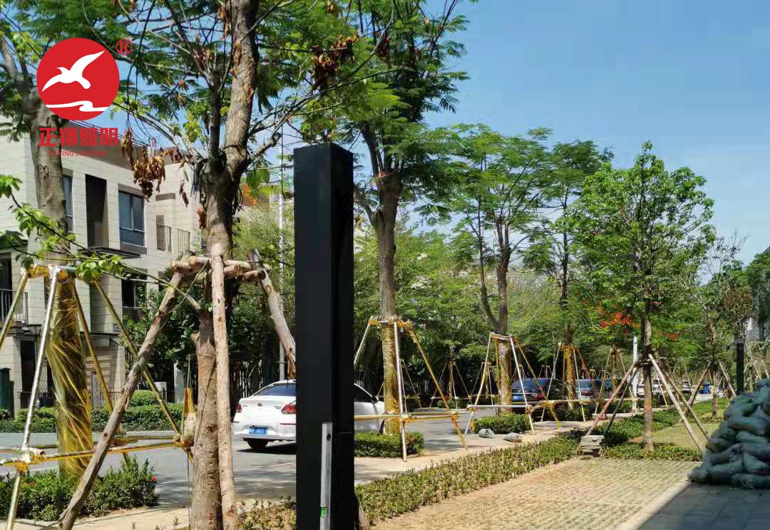 海南省三亞市海波十九巷現(xiàn)代景觀燈工程案例