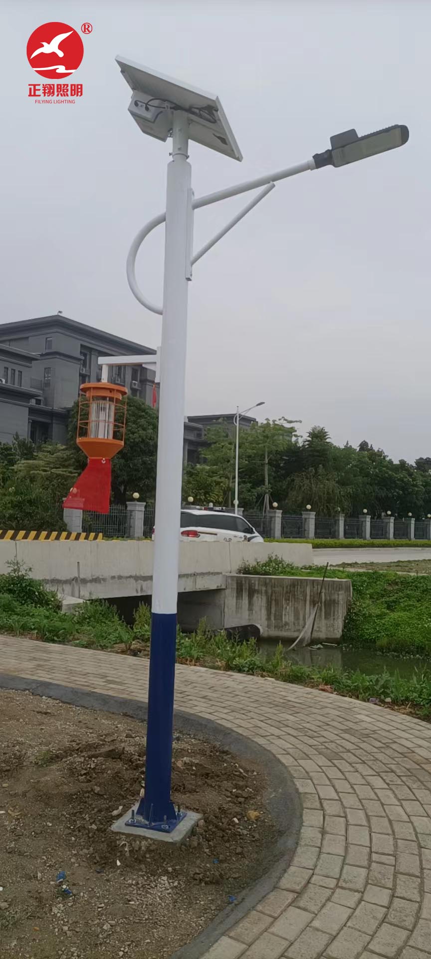 汕頭太陽能滅蚊路燈工程案例