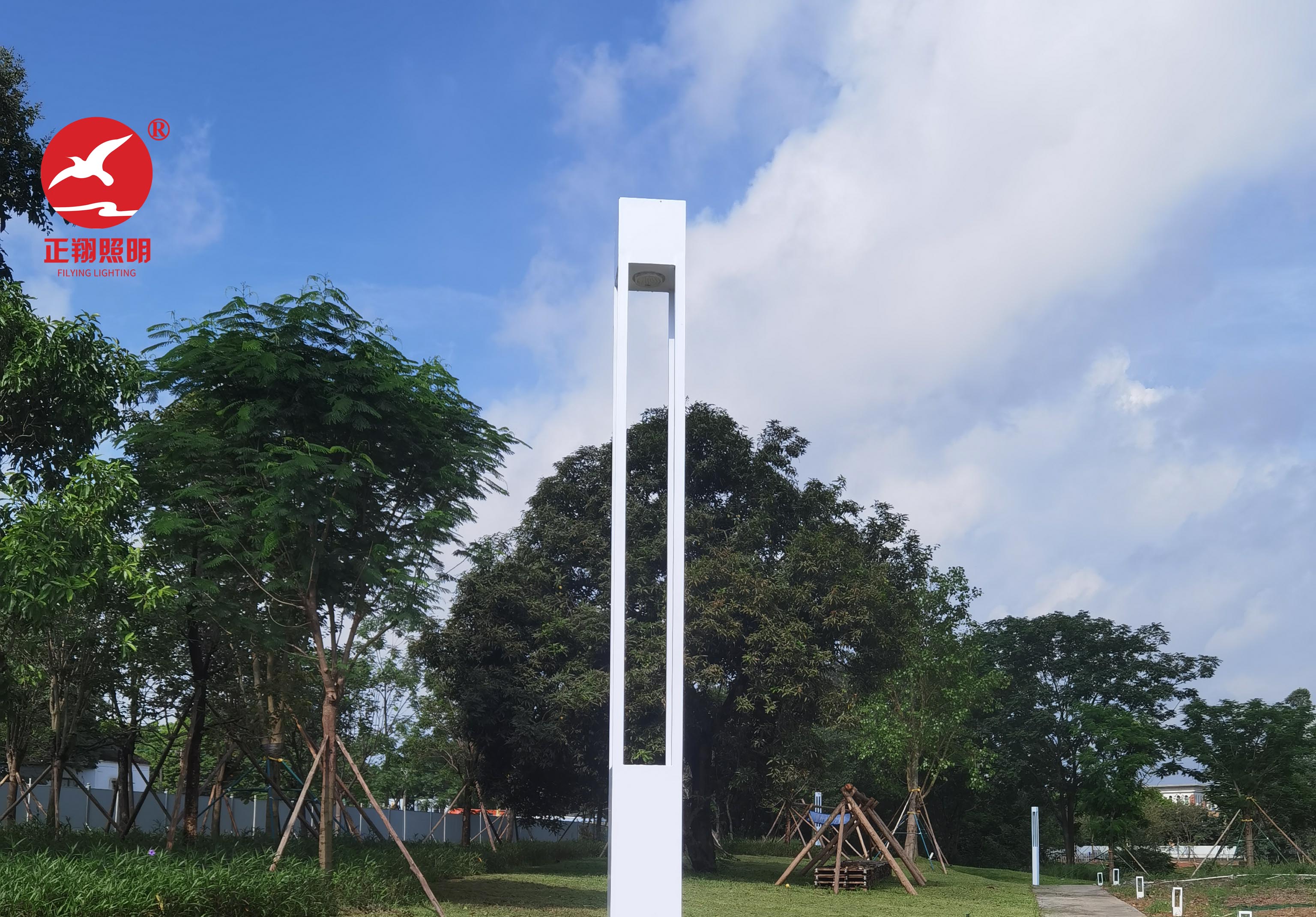 佛山南海白色庭院燈工程案例