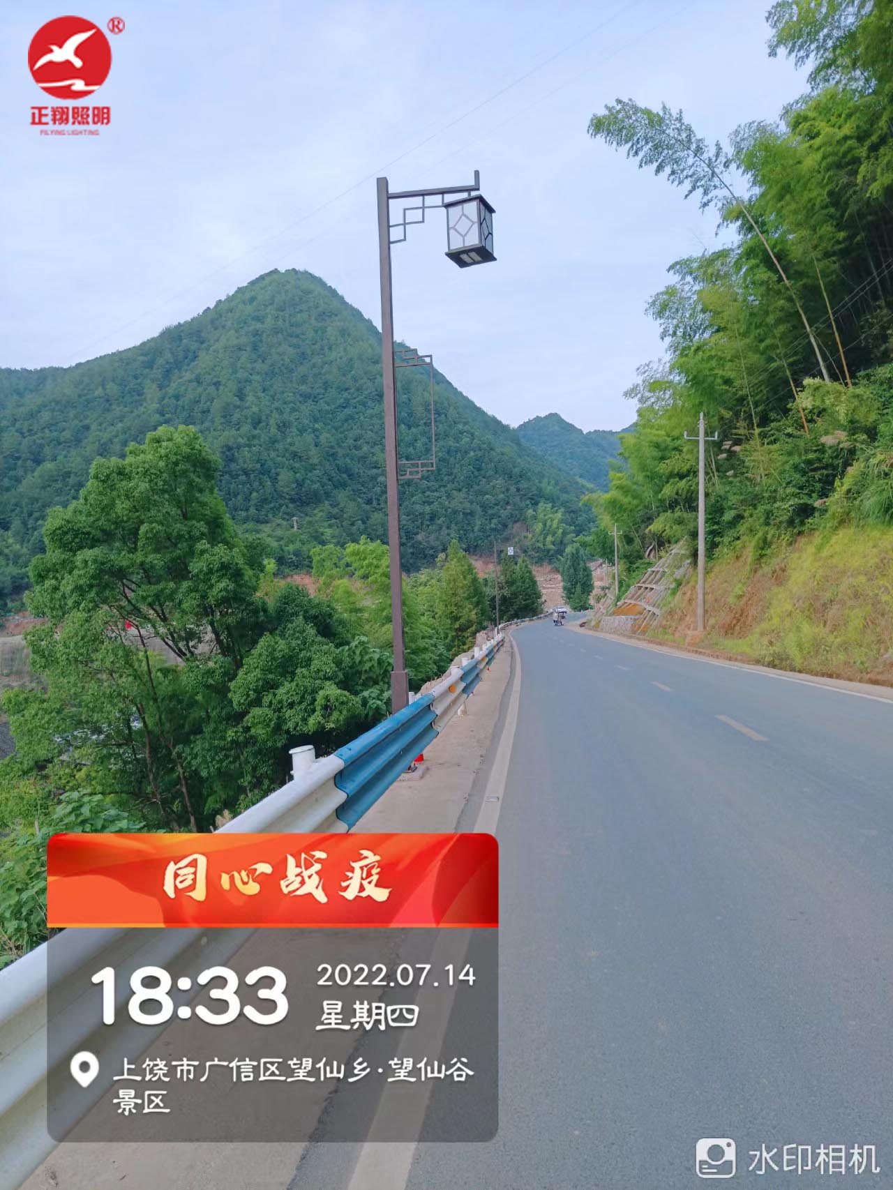 江西上饒望仙谷景區(qū)庭院燈工程案例