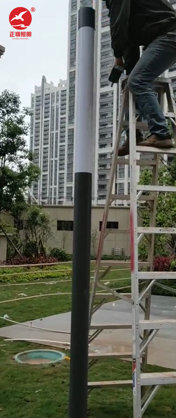 江西贛州簡約景觀燈燈柱工程案例