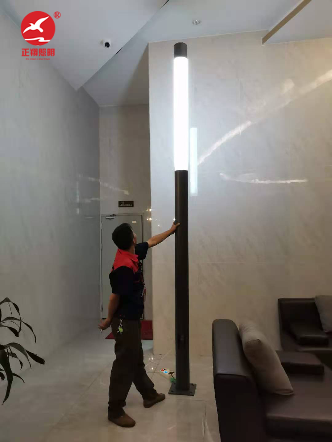 江西贛州簡約景觀燈燈柱工程案例