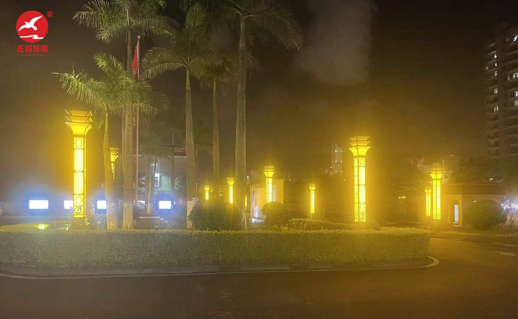 廣西壯族自治區(qū)防城港市港口區(qū)景觀燈工程案例