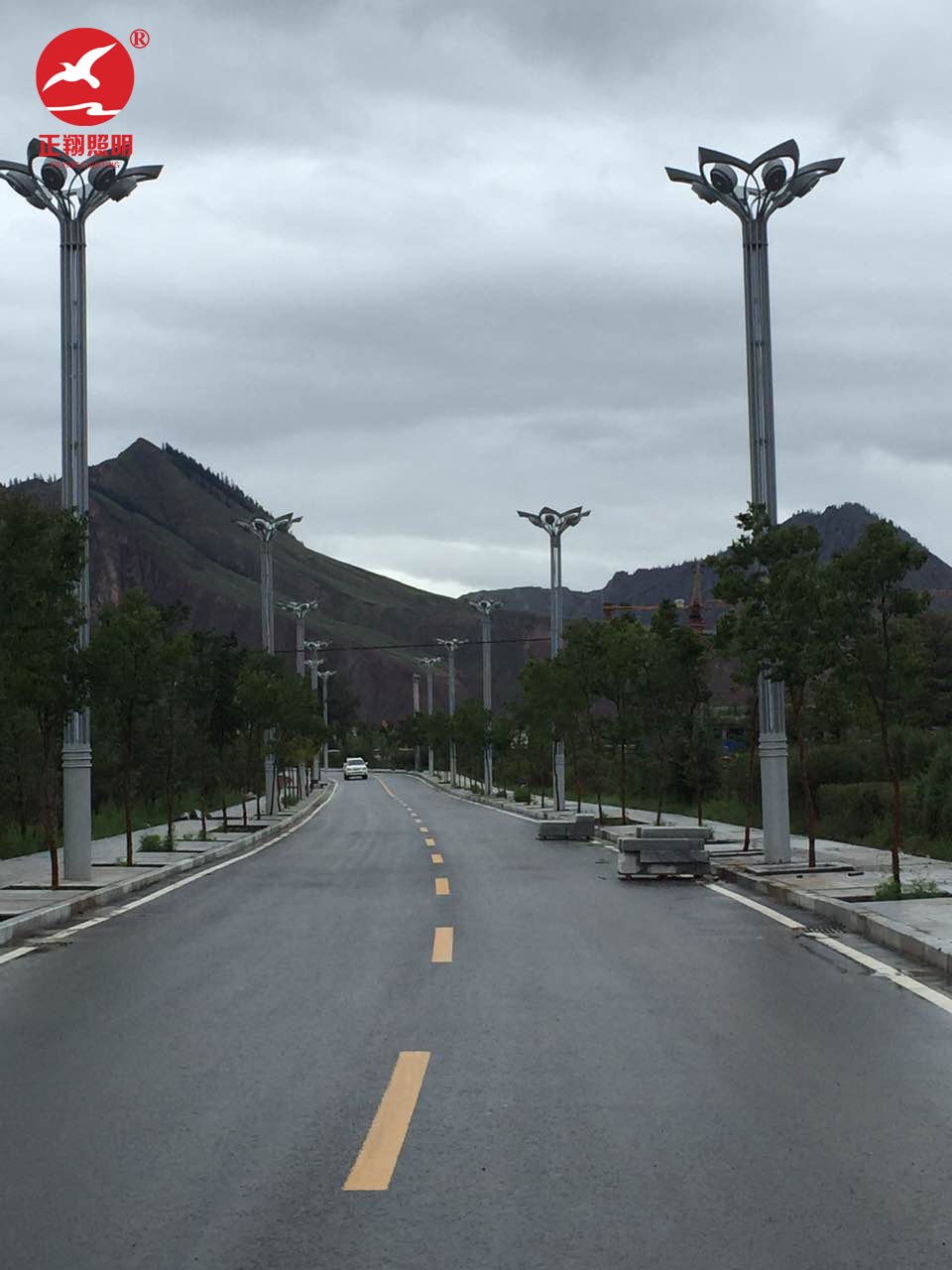 青海西寧玉蘭燈工程案例