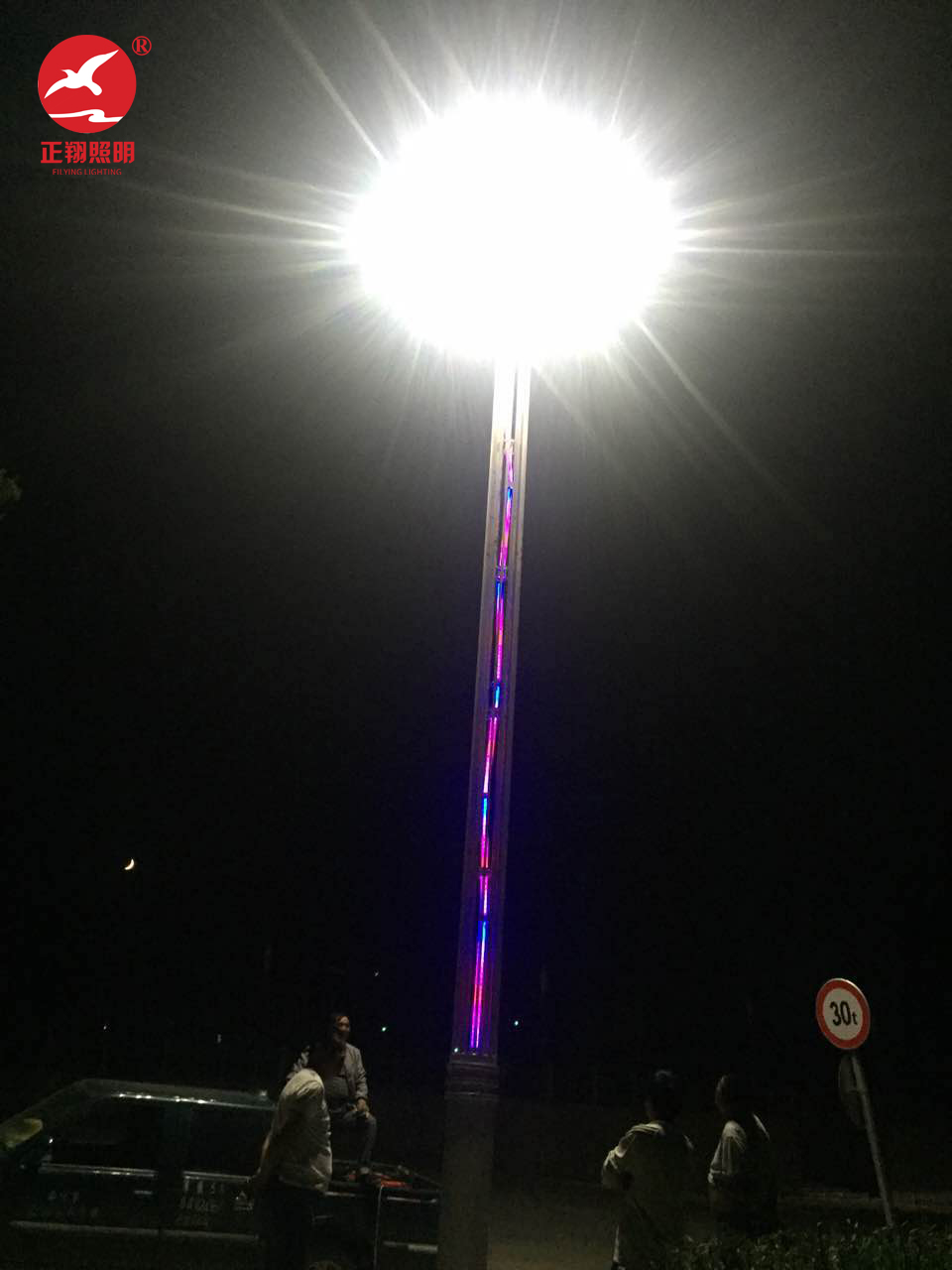 青海西寧玉蘭燈工程案例