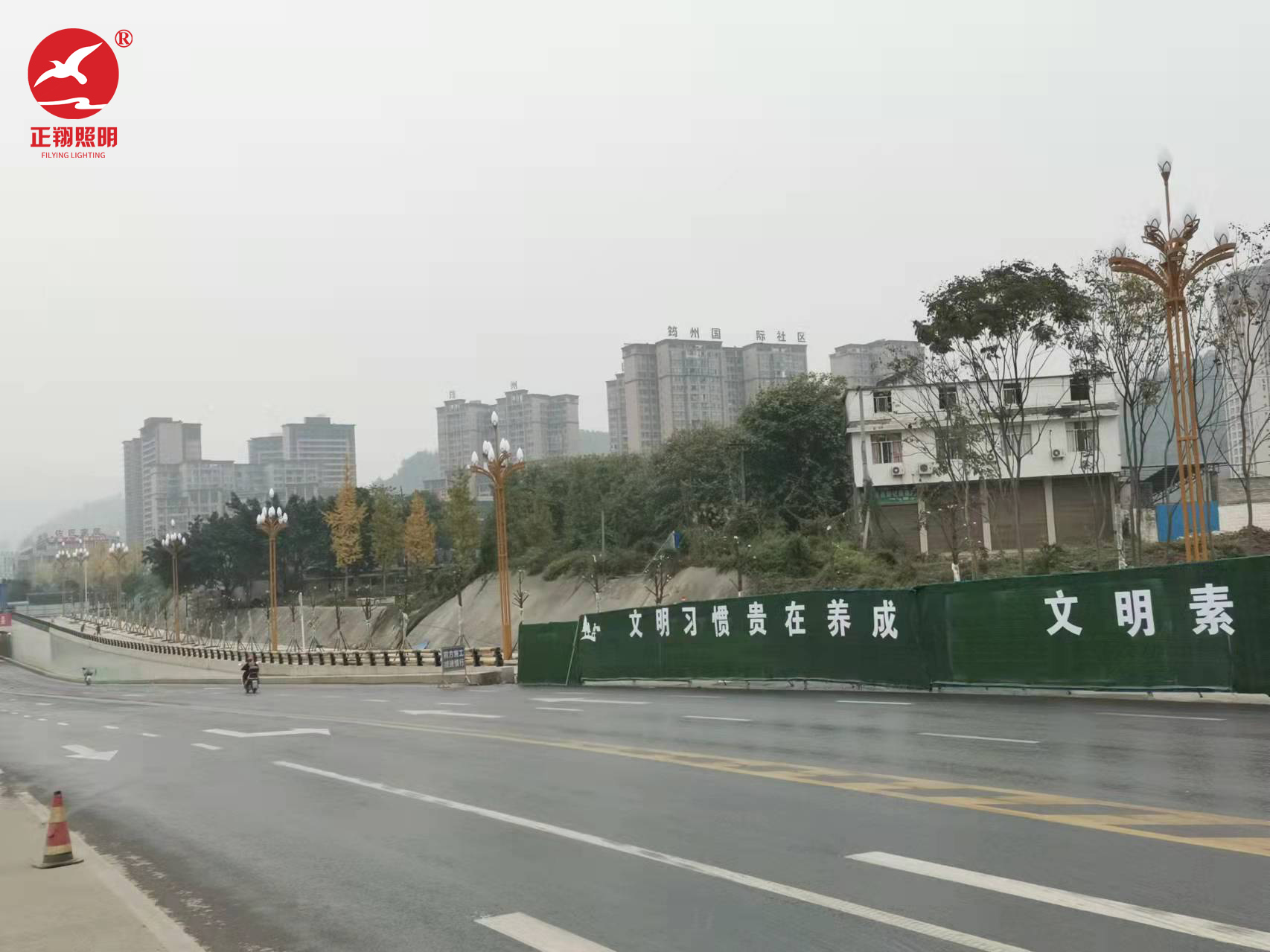 四川宜賓玉蘭燈工程案例