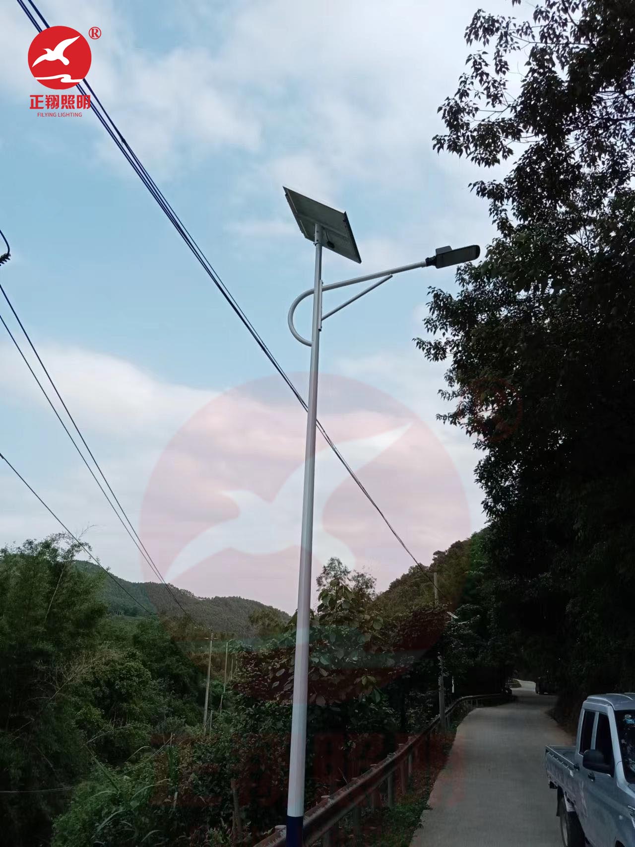 惠州博羅縣太陽能路燈工程案例