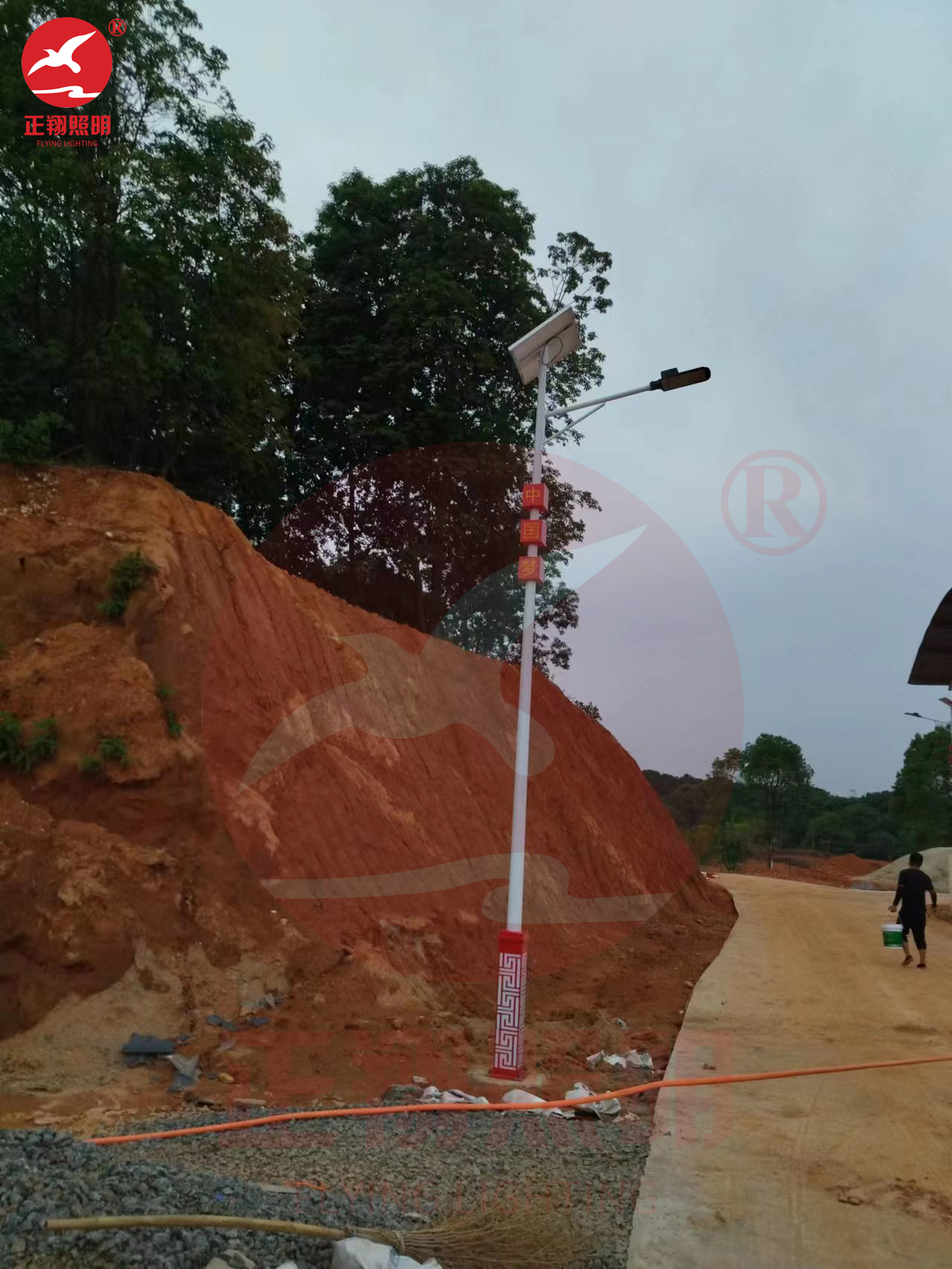 江西民族風太陽能路燈工程案例