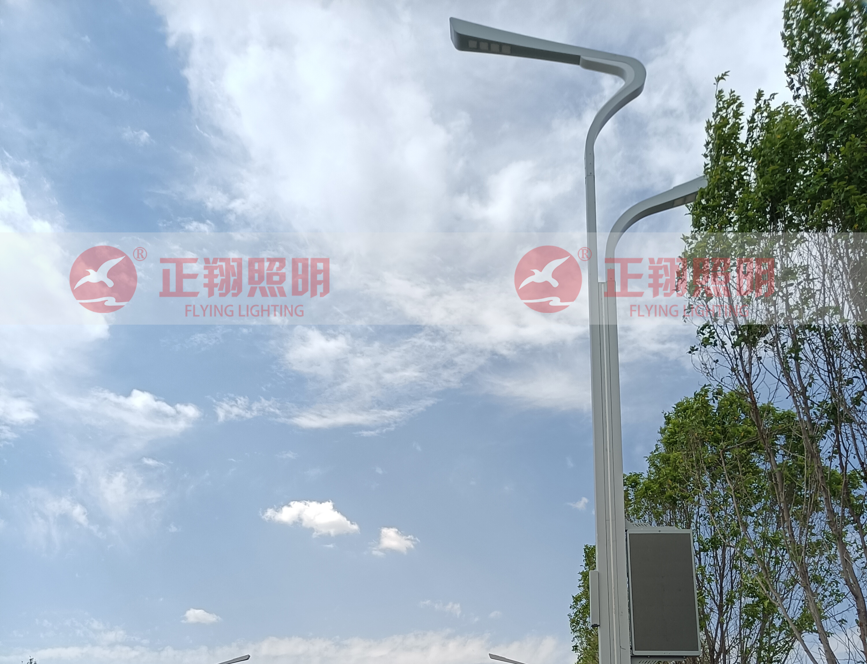 新疆高低臂智慧路燈工程案例分享