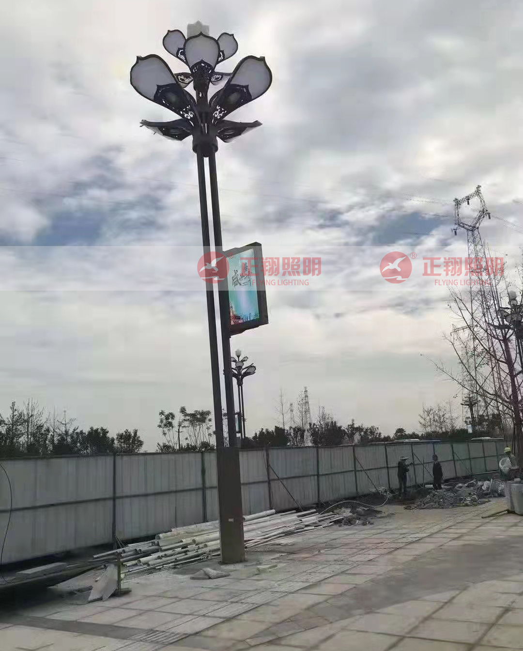 四川-成都-都江堰-竹徑悅山-智慧路燈-(1)