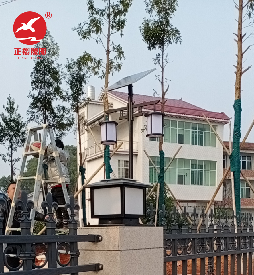 中式庭院燈工程案例