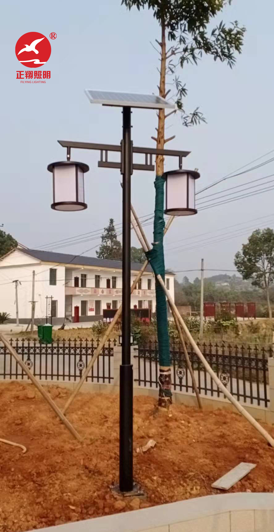中式庭院燈工程案例