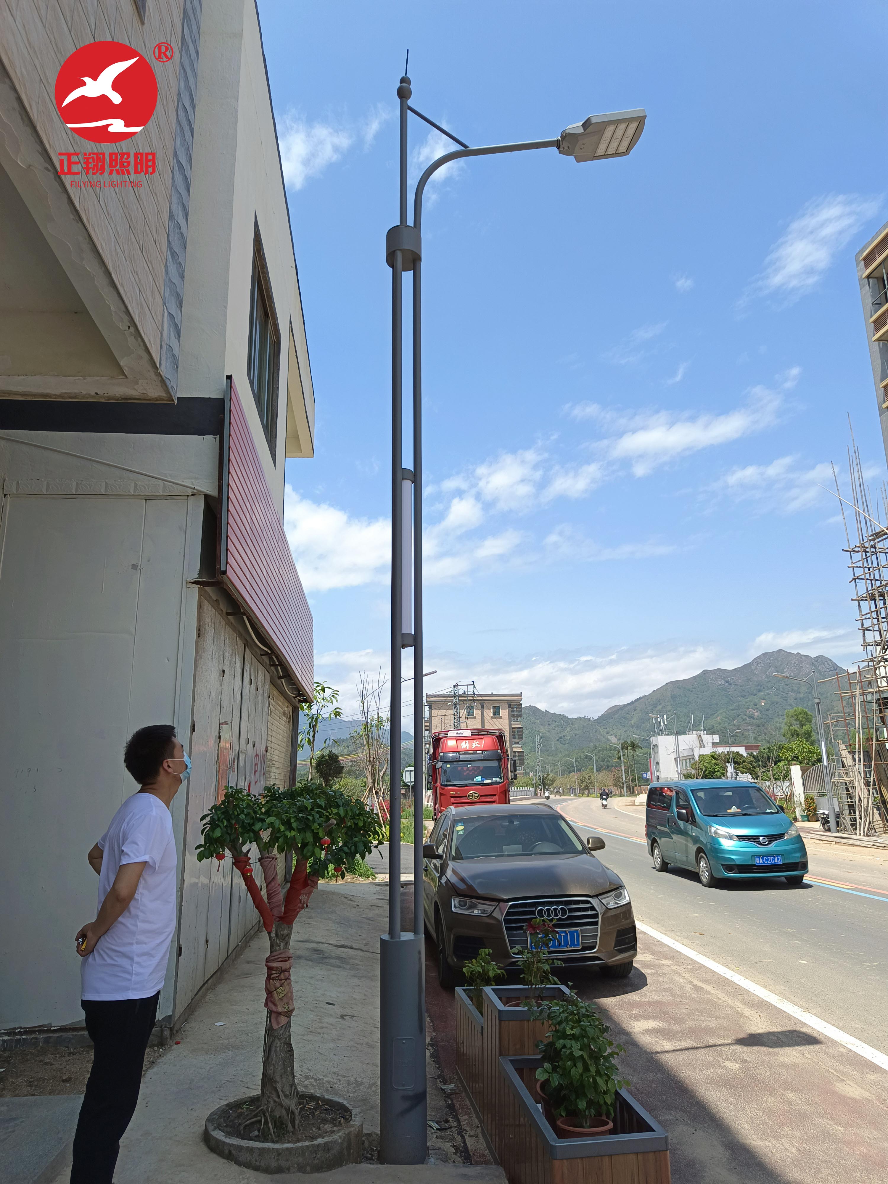 廣東省汕尾市陸豐市潭西鎮(zhèn)單臂6米led路燈工程案例