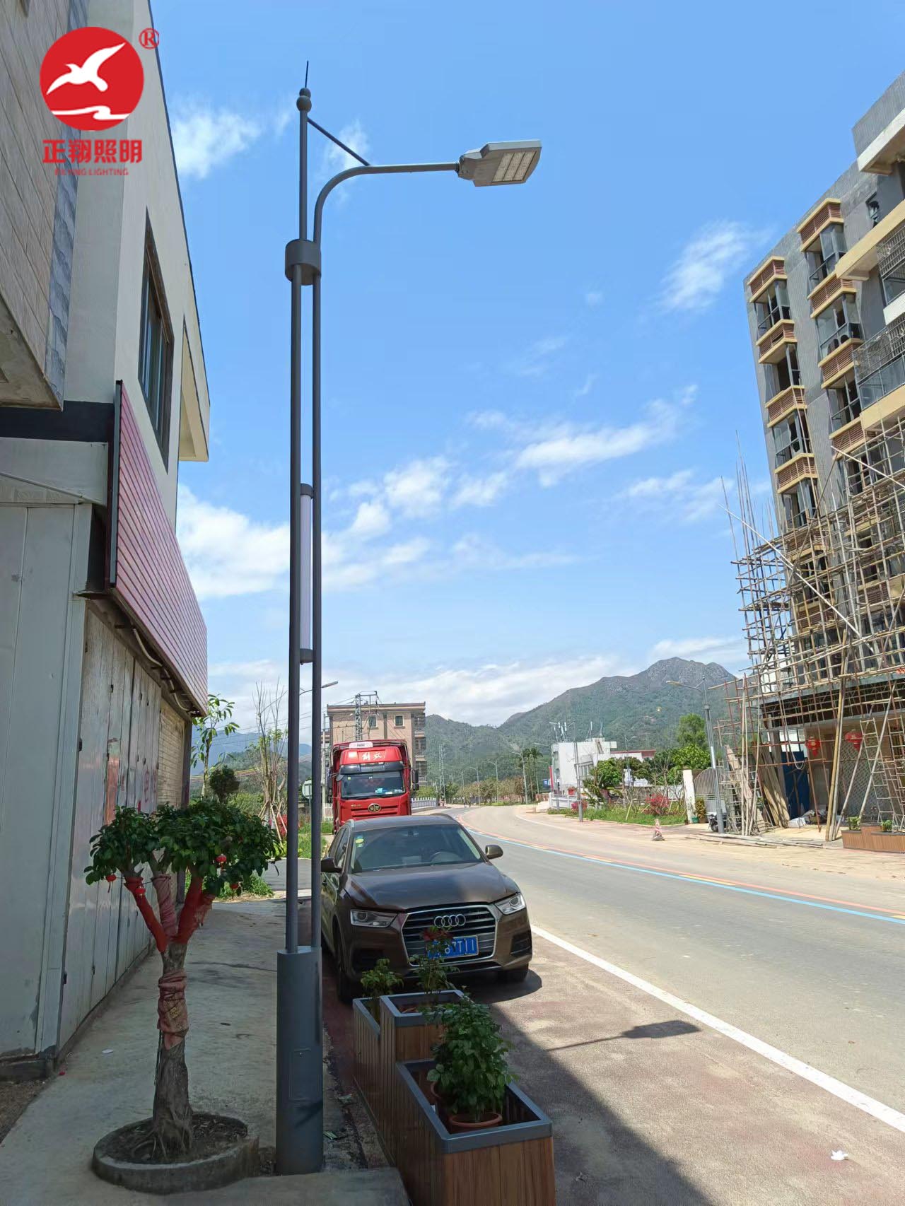 廣東省汕尾市陸豐市潭西鎮(zhèn)單臂6米led路燈工程案例