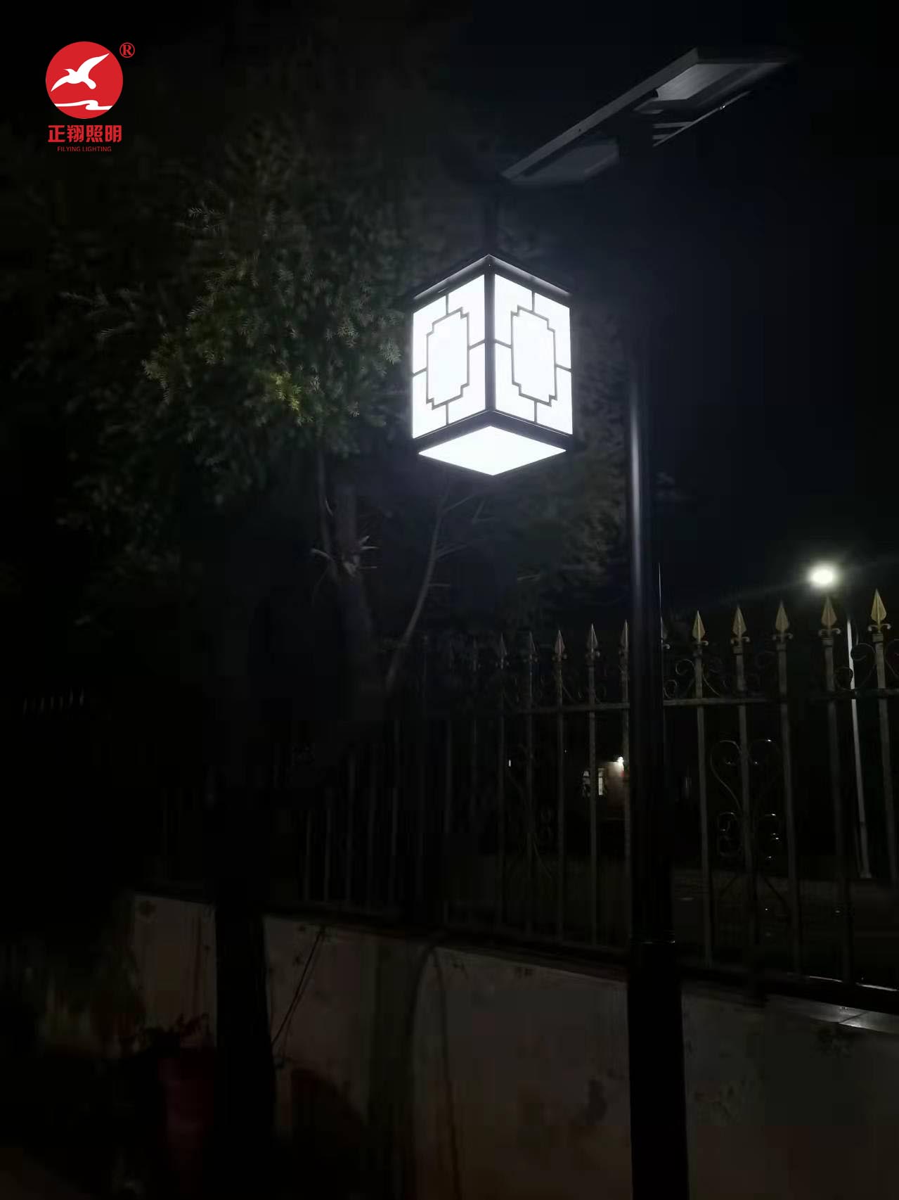 太陽能庭院燈工程案例