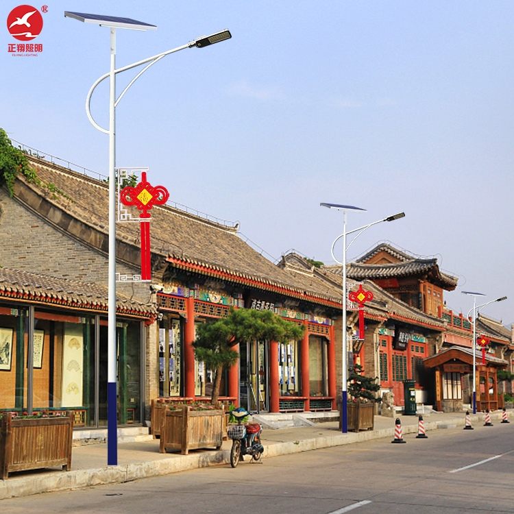 戶外太陽能中國結路燈定制