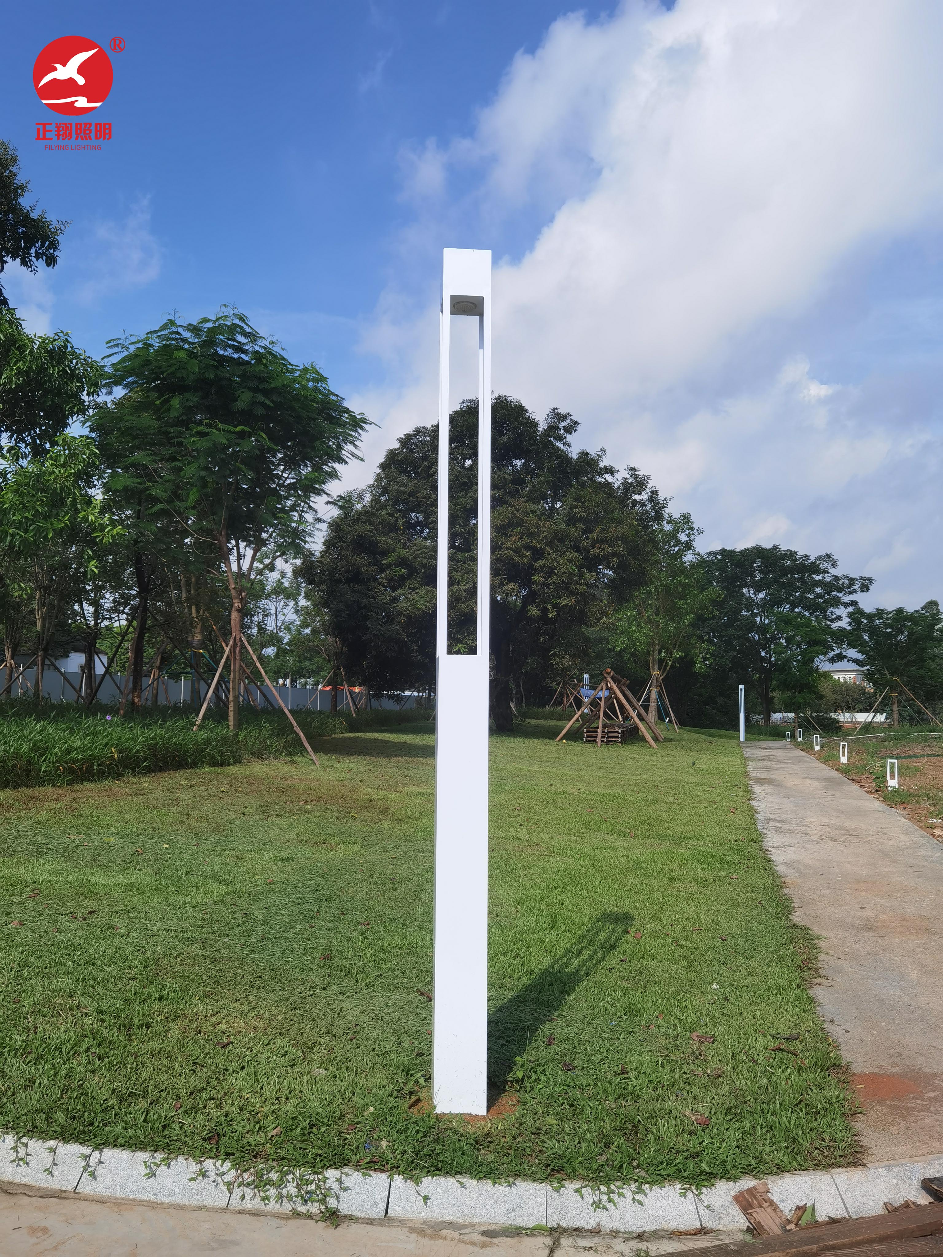 佛山南海白色庭院燈工程案例