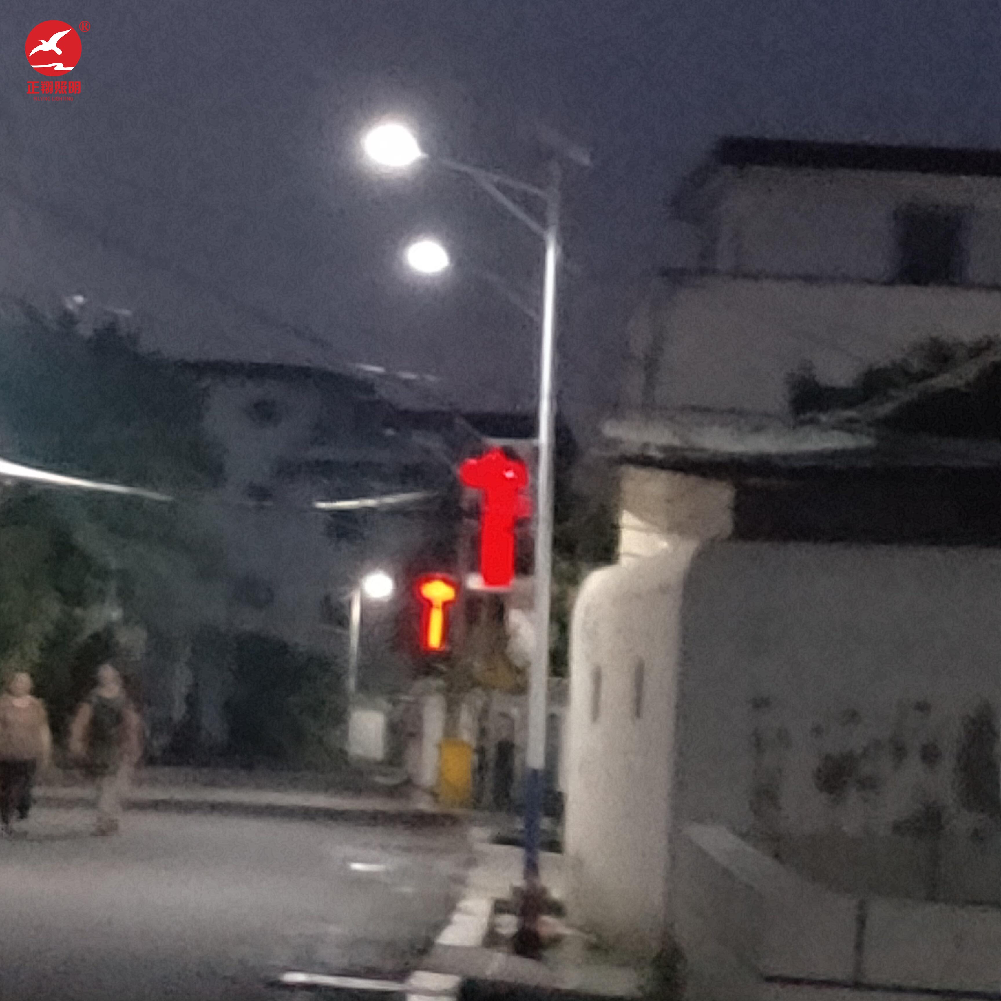 福建中國結(jié)太陽能路燈工程案例