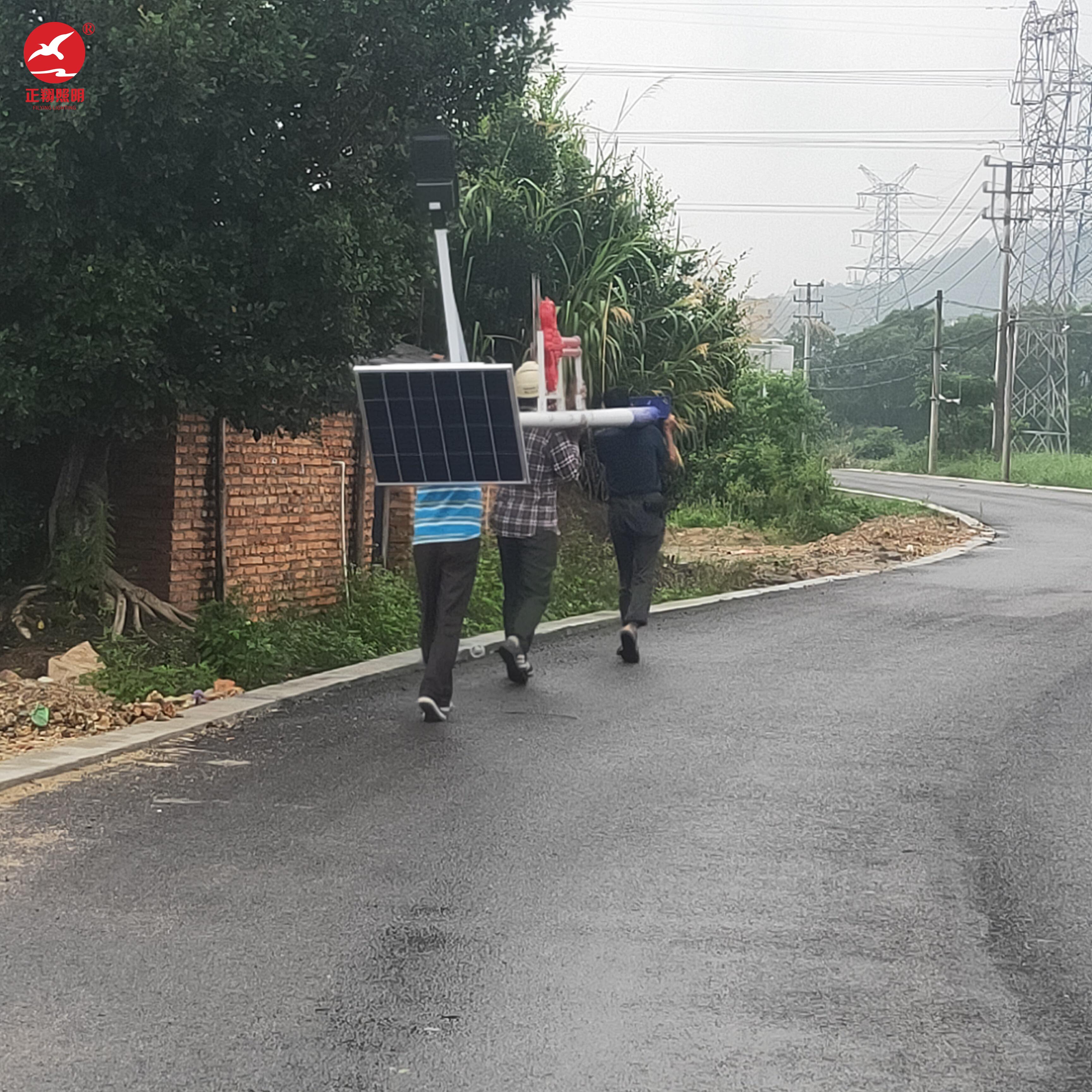 福建中國結(jié)太陽能路燈工程案例
