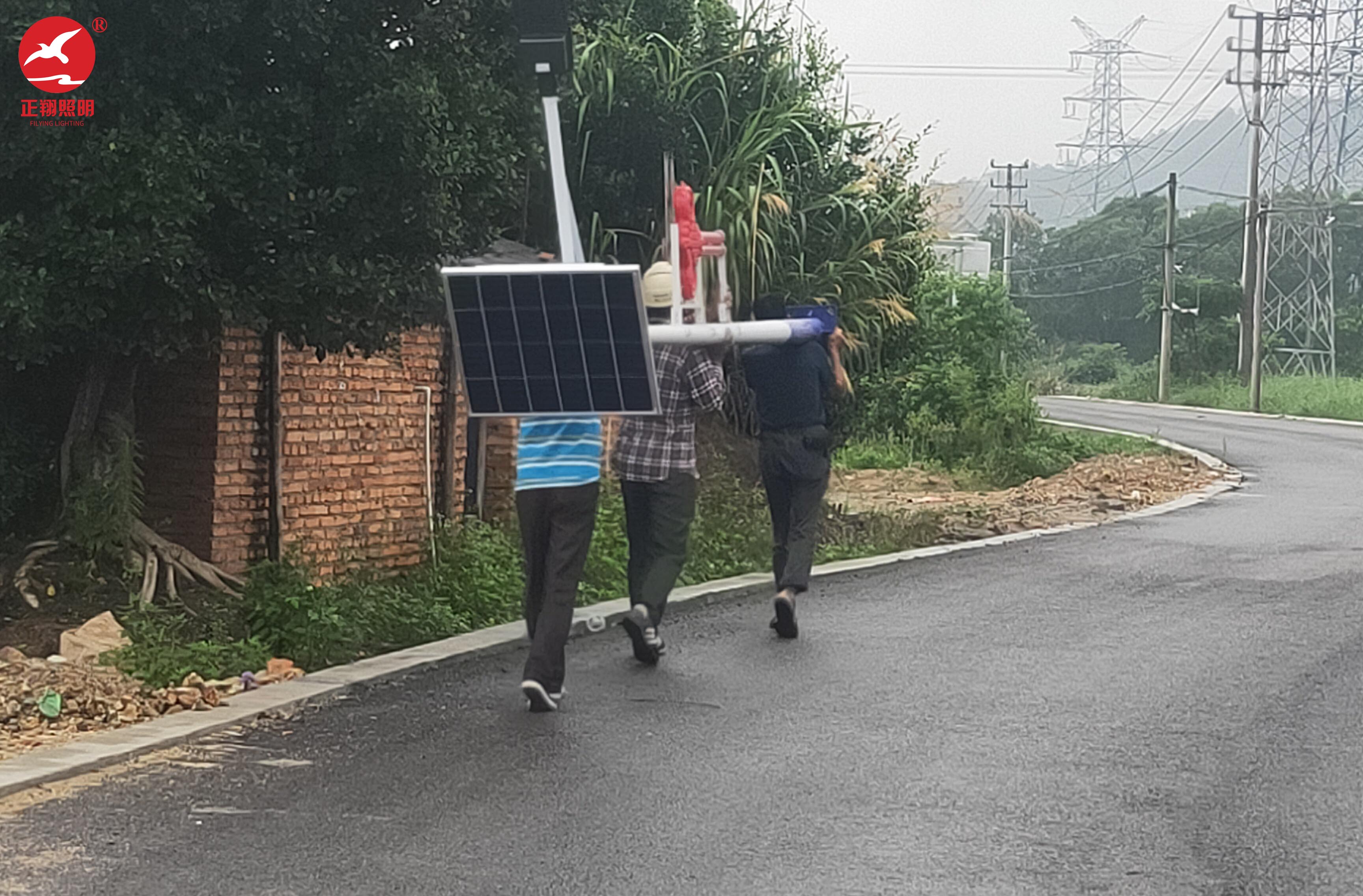 福建中國結(jié)太陽能路燈工程案例