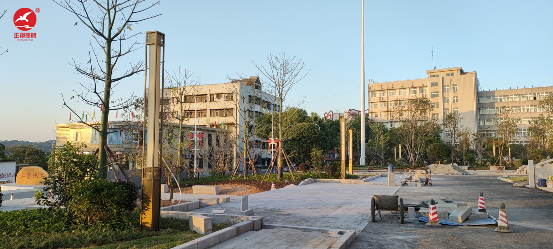 韶關(guān)市電景觀燈柱工程案例