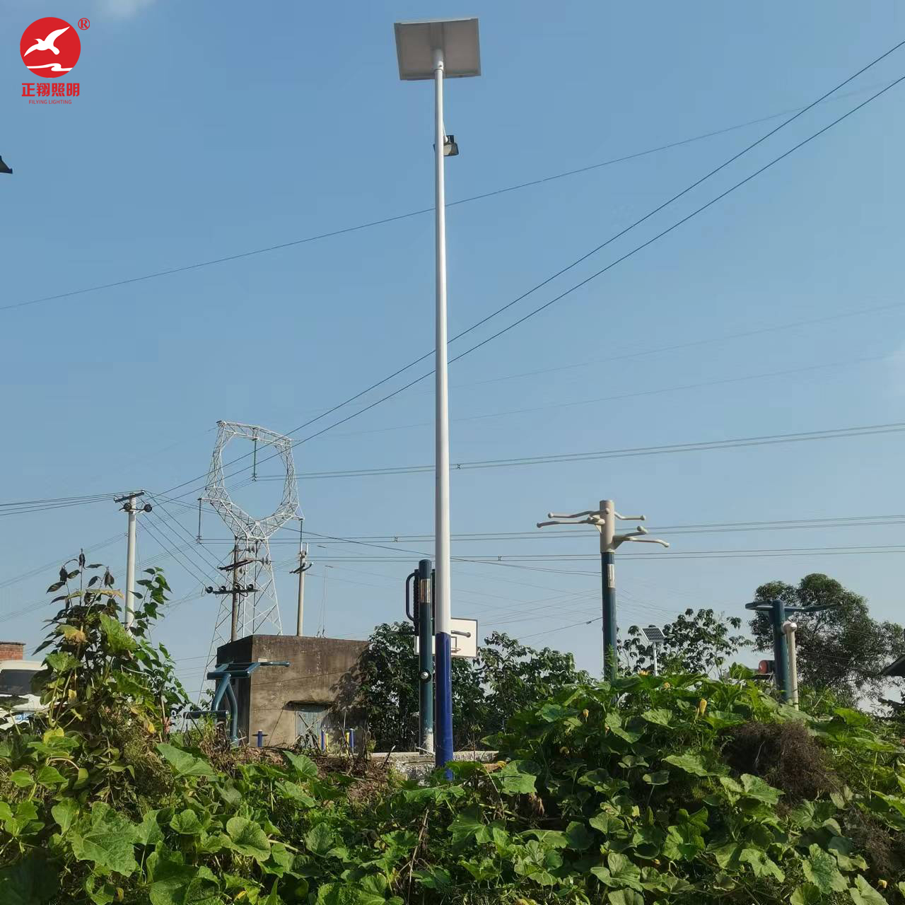四川省隆昌市古湖街道太陽能路燈工程案例